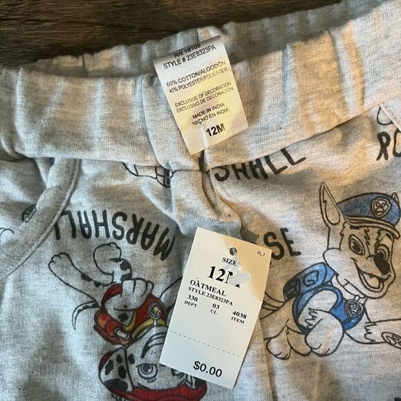 Nickelodeon Paw Patrol baby shorts size 12 months - Picture 3 of 3